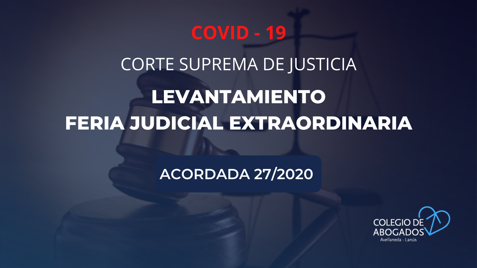 Levantamiento De La Feria Judicial Extraordinaria Caal Colegio De Abogados Avellaneda Lanús 0134